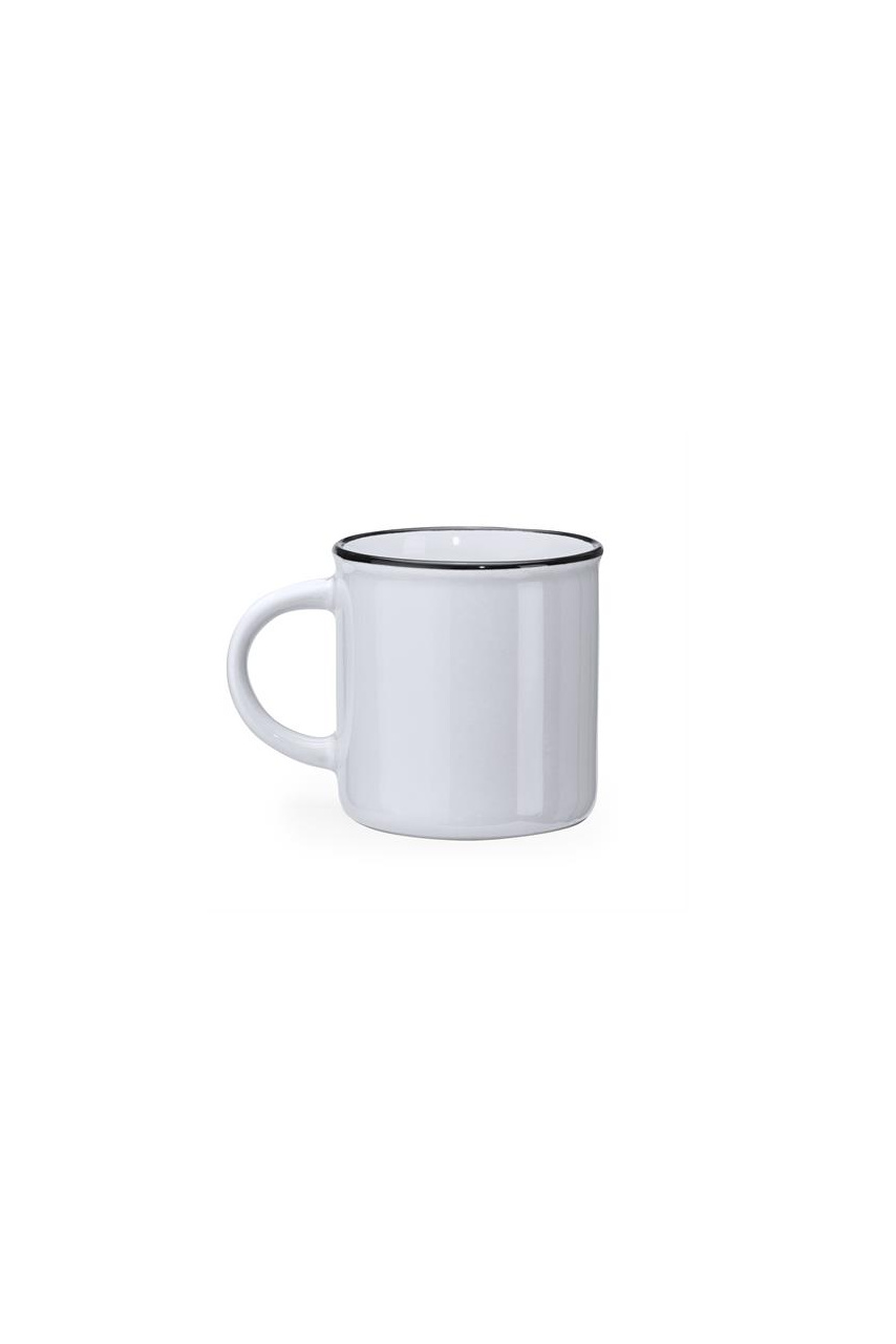 Retro Red Ceramic Mug 300 ml