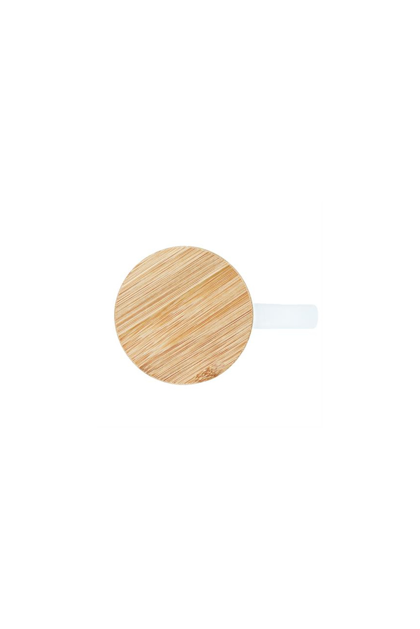 Eco-Friendly Ceramic Mug with Bamboo Lid