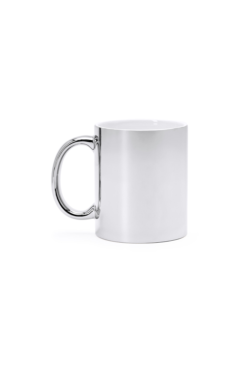 Cana ZALA din ceramică 350ml - Argintiu și Auriu