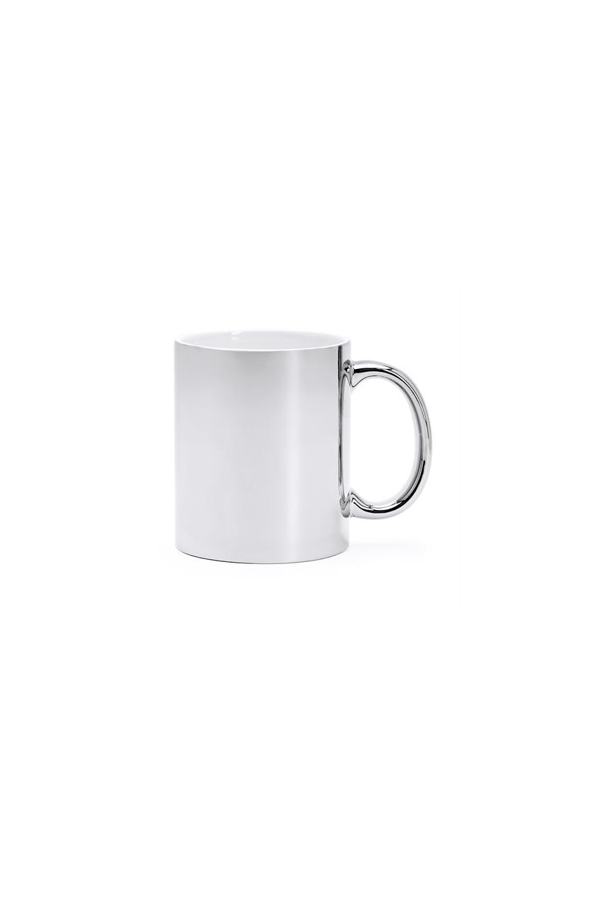 Cana ZALA din ceramică 350ml - Argintiu și Auriu