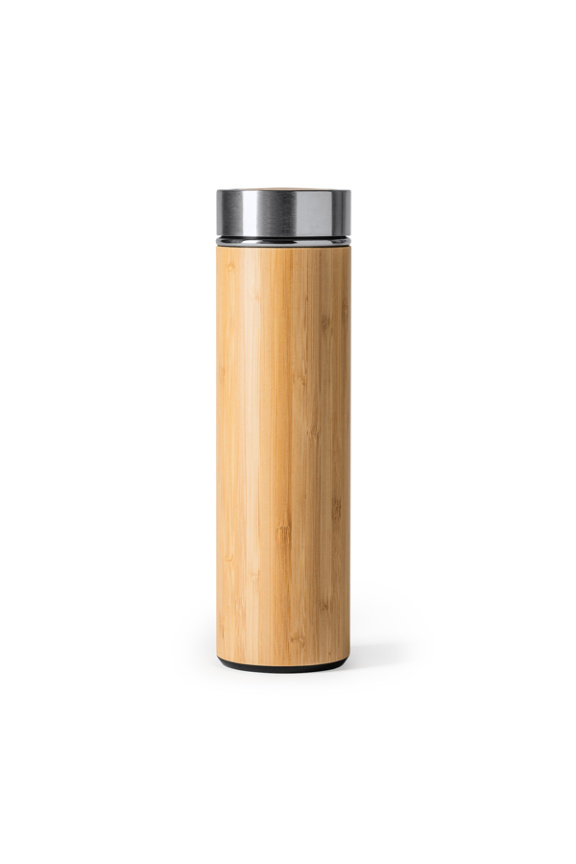KINATA Bamboo Stainless Steel Thermos