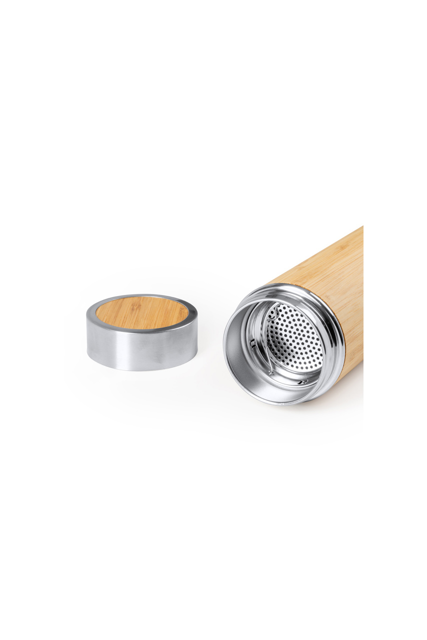 KINATA Bamboo Stainless Steel Thermos