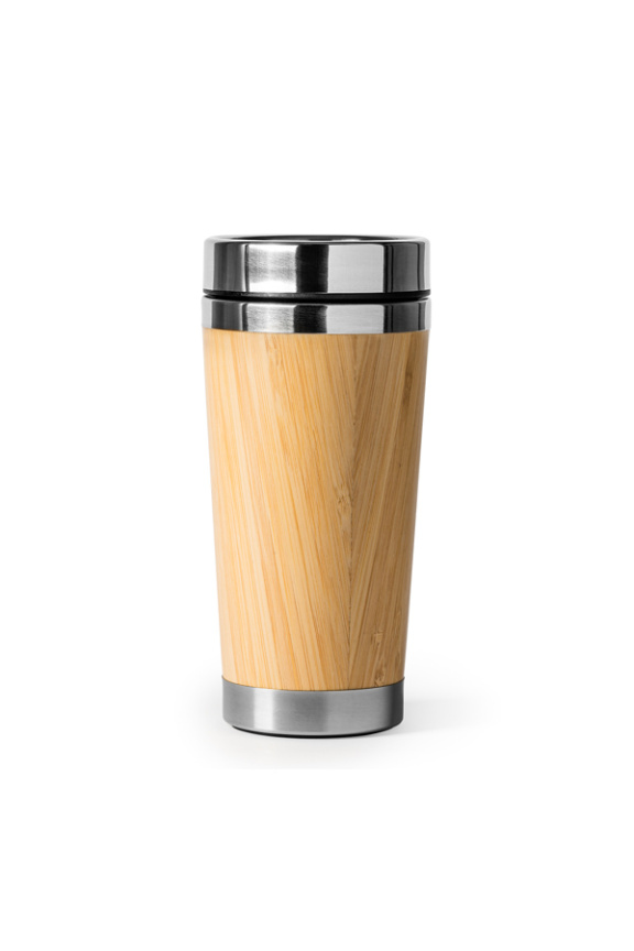 Cana Termică din Bambus și Oțel YABA - 500 ml