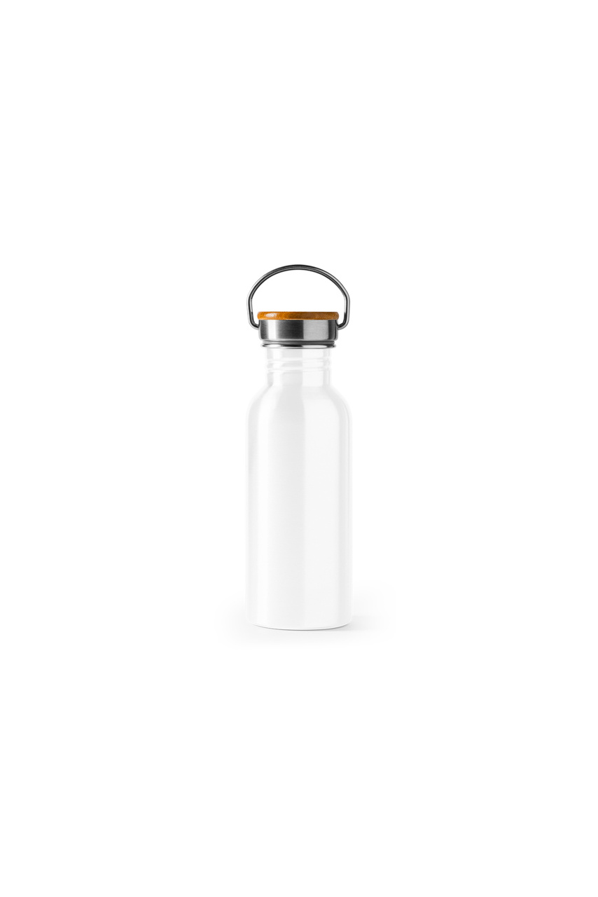 Stainless Steel Bottle 620ml with Bamboo Lid