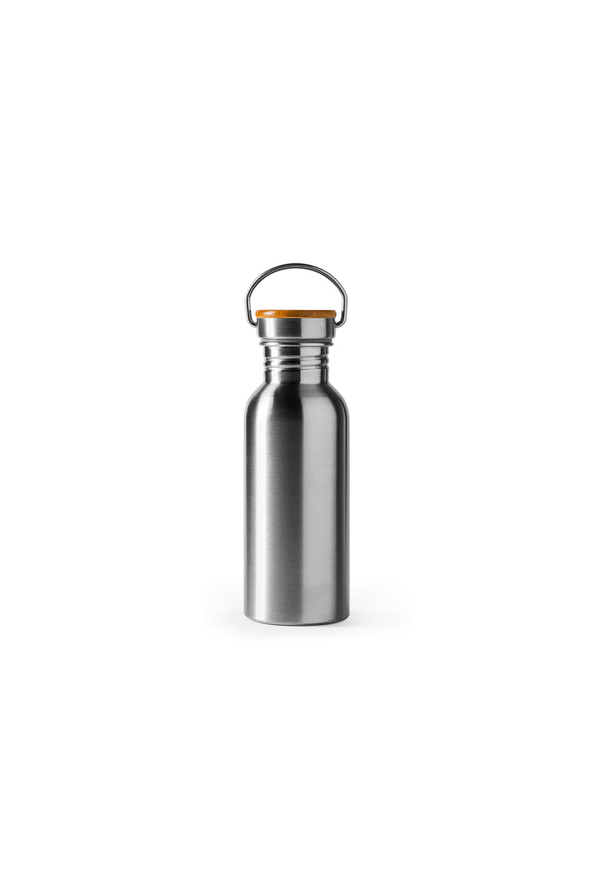 Stainless Steel Bottle 620ml with Bamboo Lid