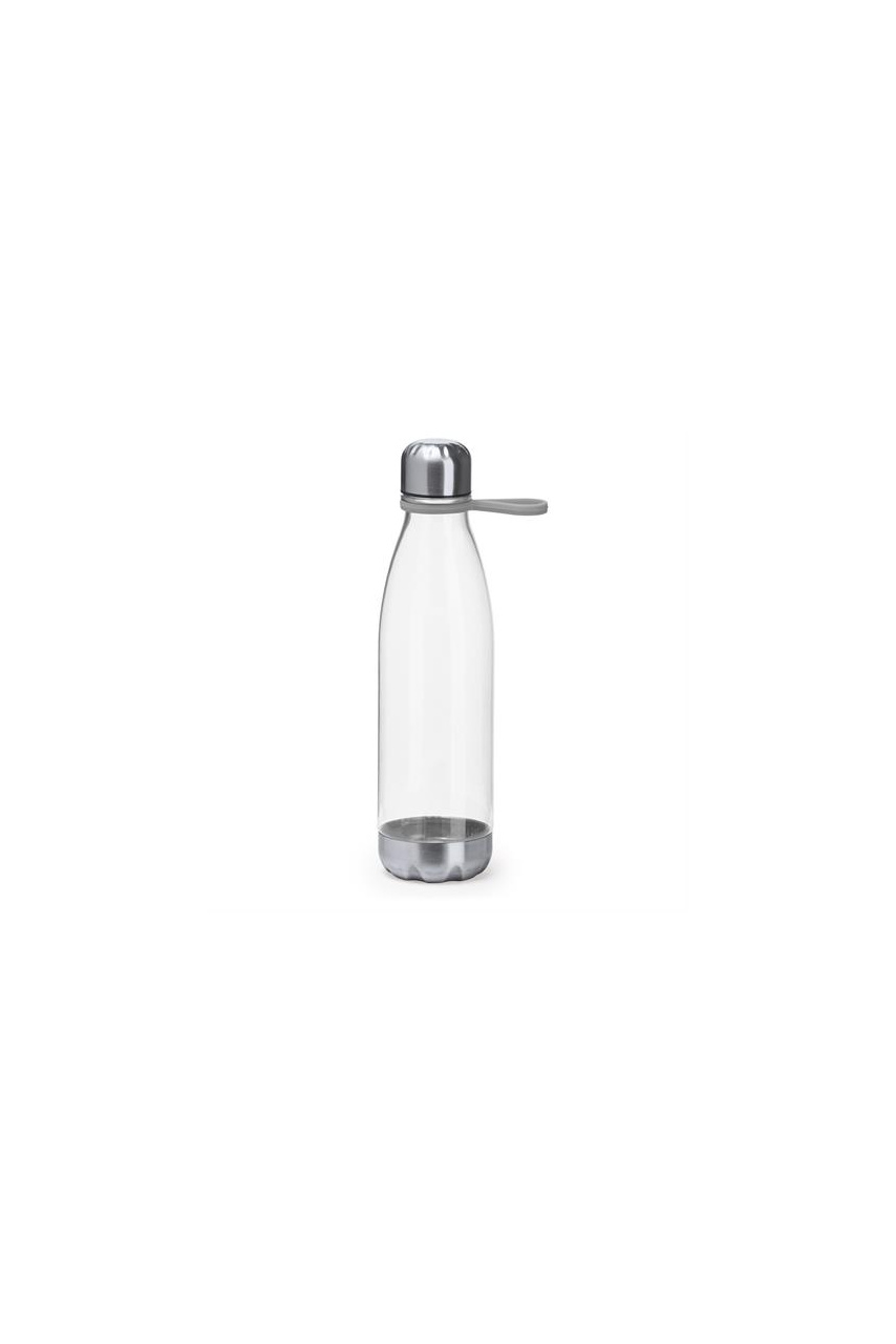 EDDO 700ml Transparent Bottle with Stainless Steel Lid