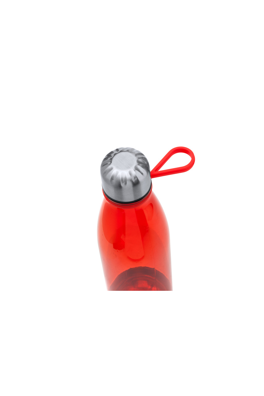 EDDO 700ml Transparent Bottle with Stainless Steel Lid