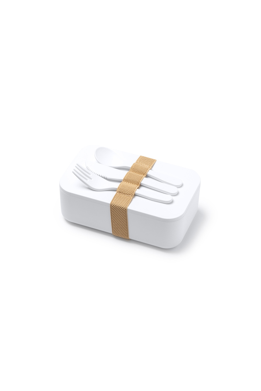 Cutie Prânz Ecologică cu Tacâmuri din PLA - 1L