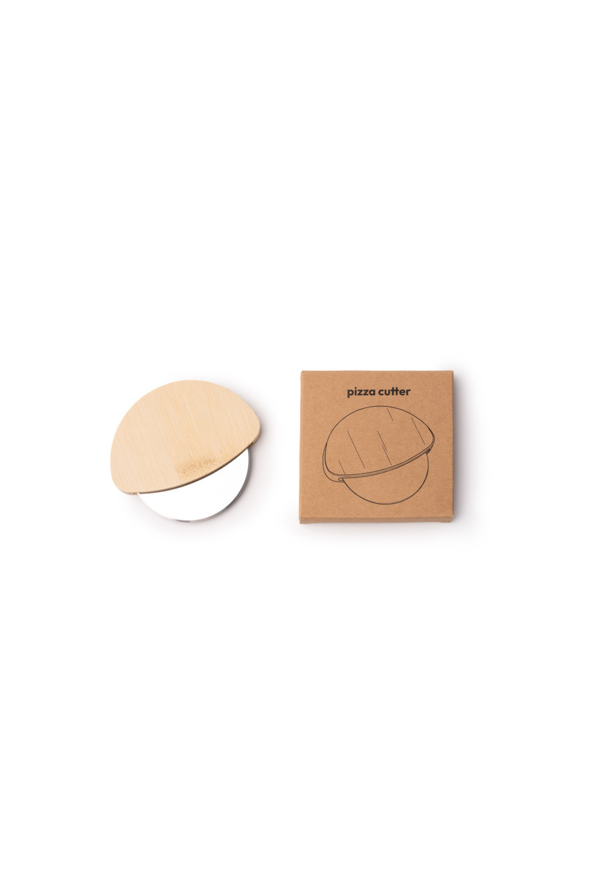 Eco-Friendly Bamboo Pizza Cutter