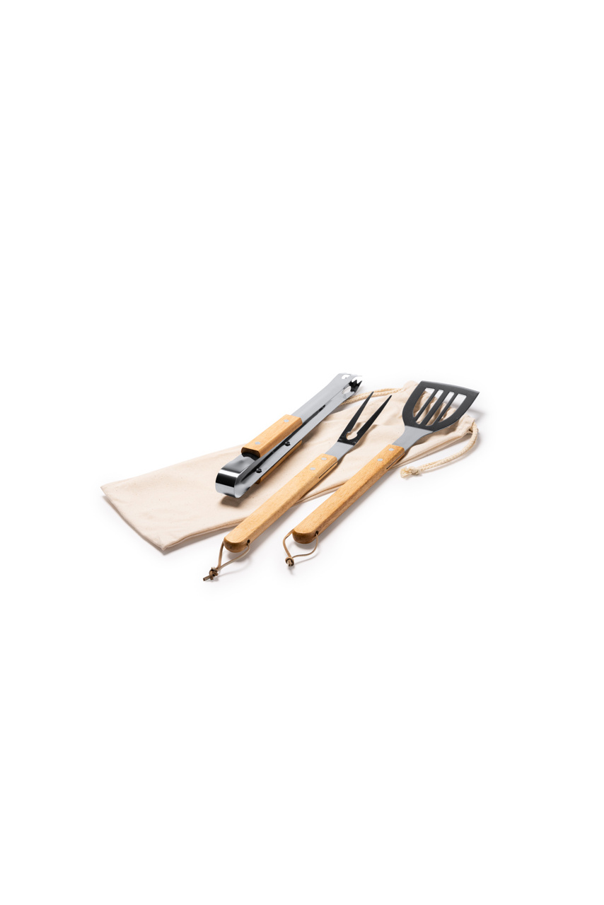 CADAK Stainless Steel BBQ Tool Set with Cotton Case