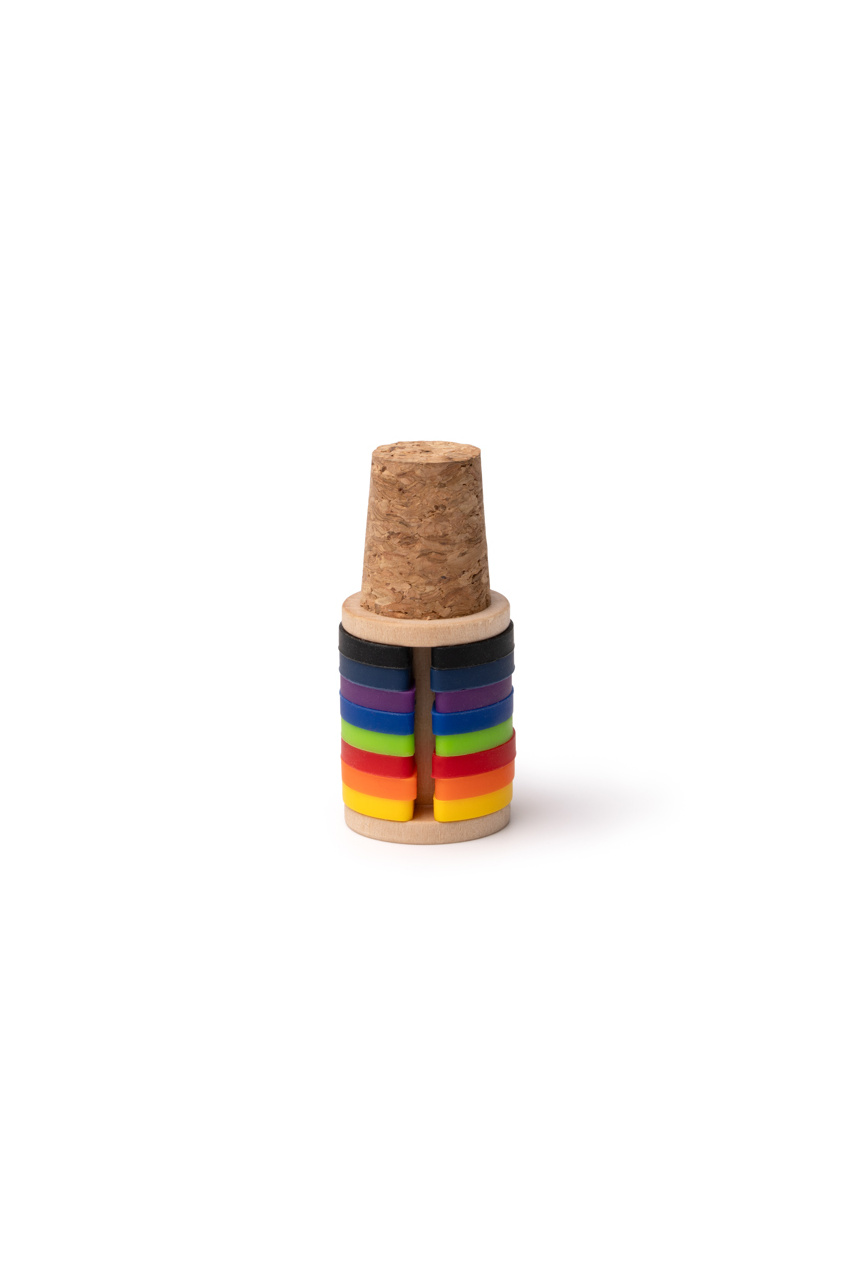 Dop de Sticlă din Plută și Bambus - Design Eco