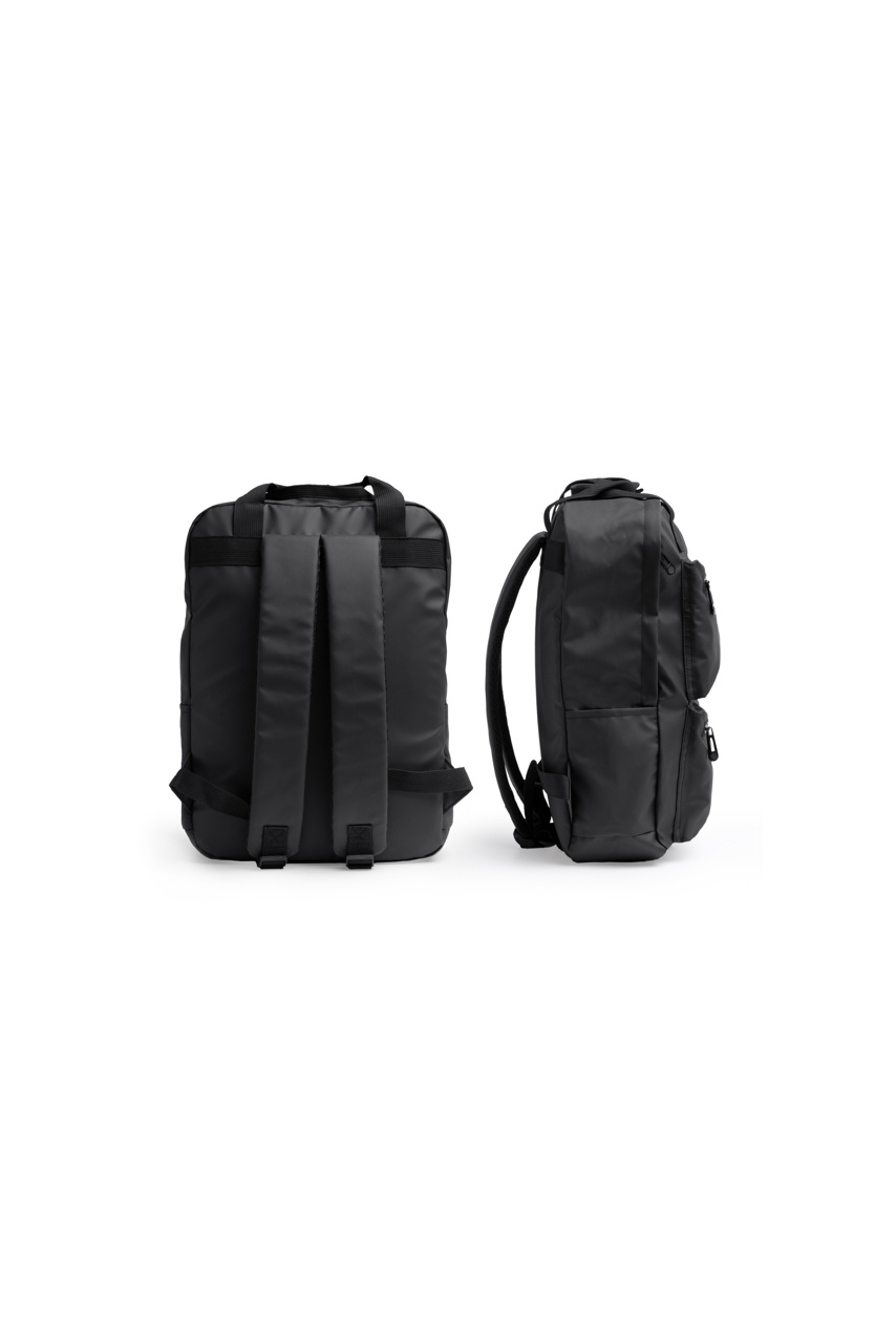 RUSEL PU Leather Travel Backpack