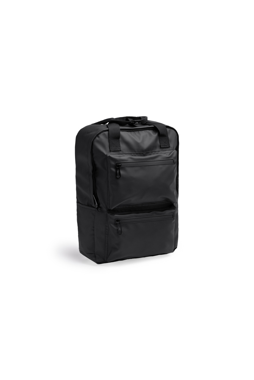 RUSEL PU Leather Travel Backpack