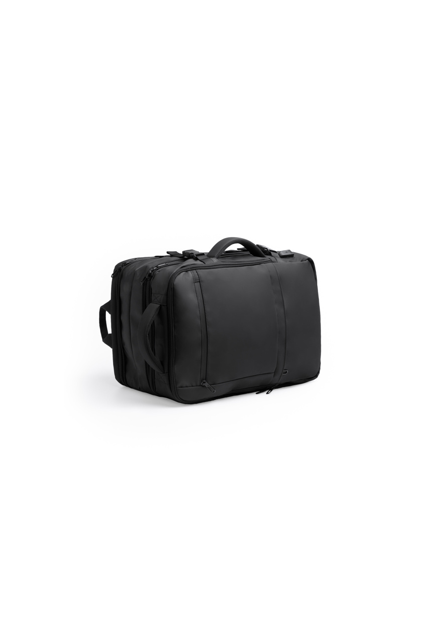 RAYAN Expandable PU Leather Travel Backpack