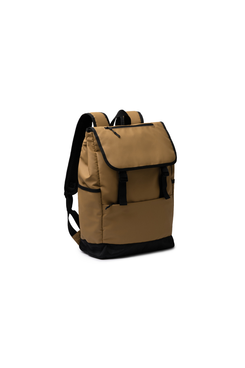 TROIS PU Leather Travel Backpack 20L
