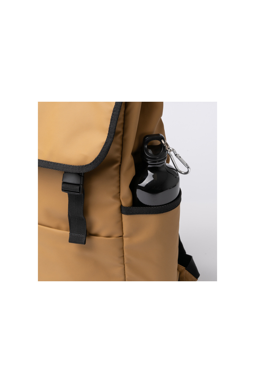 TROIS PU Leather Travel Backpack 20L