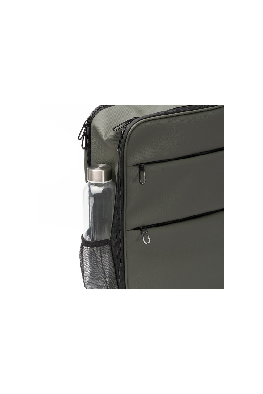 Leonel Expandable PU Leather Backpack - Stylish & Functional