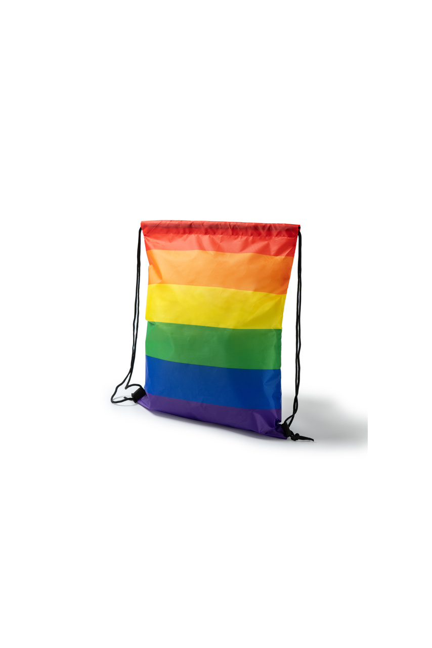 Bremen Multicolour Drawstring Bag - 210D Polyester