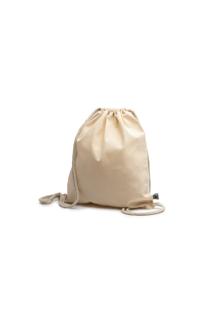 BARONE Fairtrade Cotton Drawstring Bag