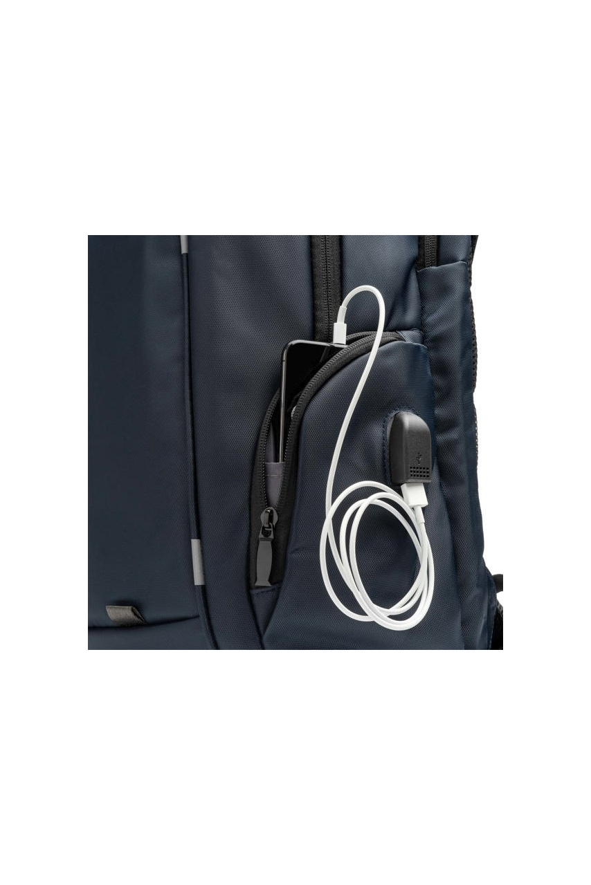 Rucsac DUKE din Nylon cu USB, 24L