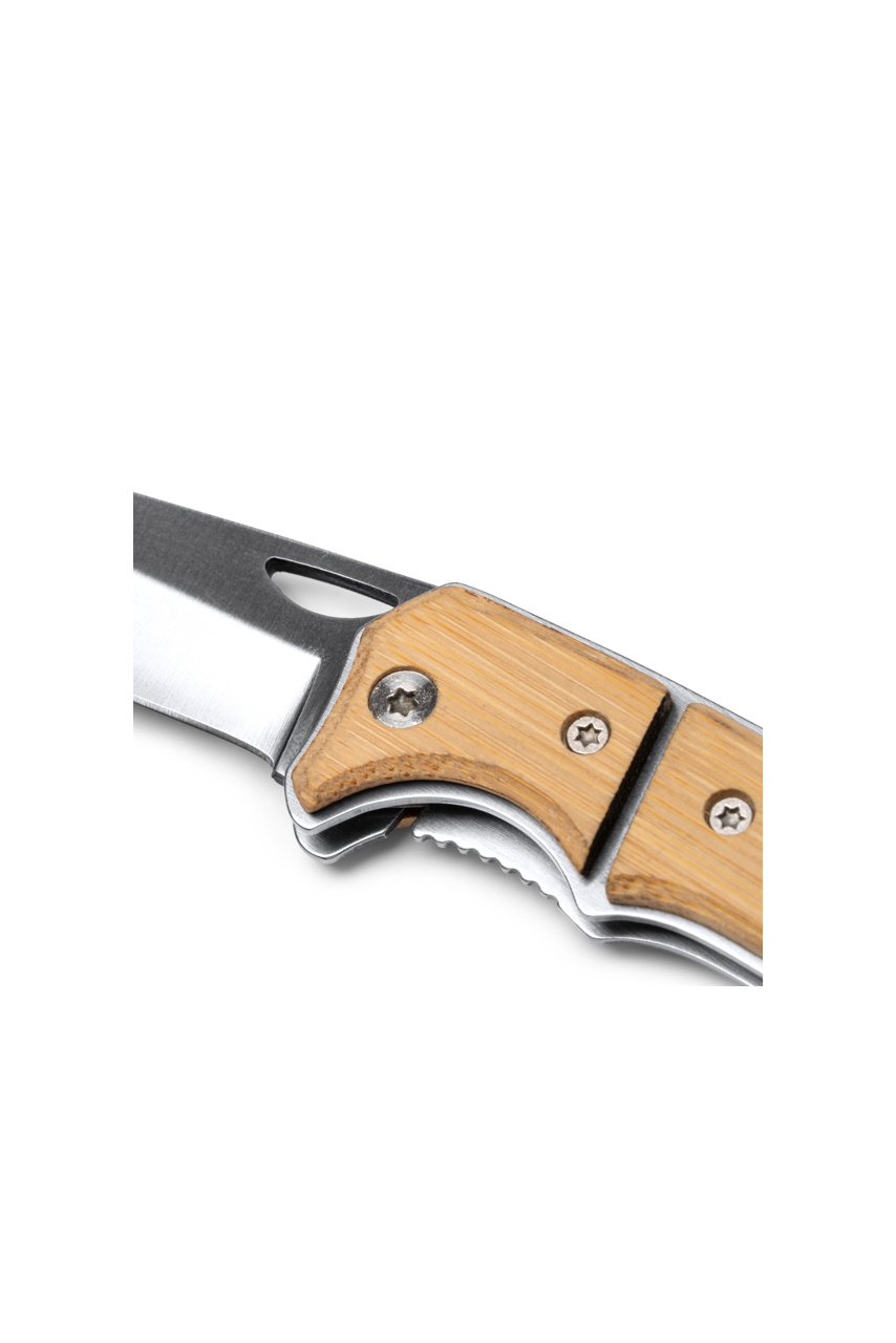 VORO Stainless Steel Knife with Bamboo Handle