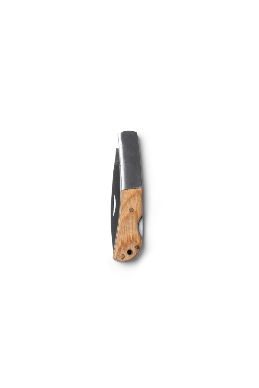 Cuțit pliabil VIDUR din oțel și lemn