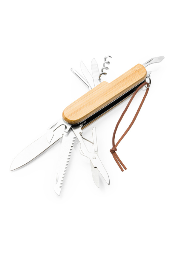 BINTAL Bamboo Multipurpose Jackknife - 9 Functions
