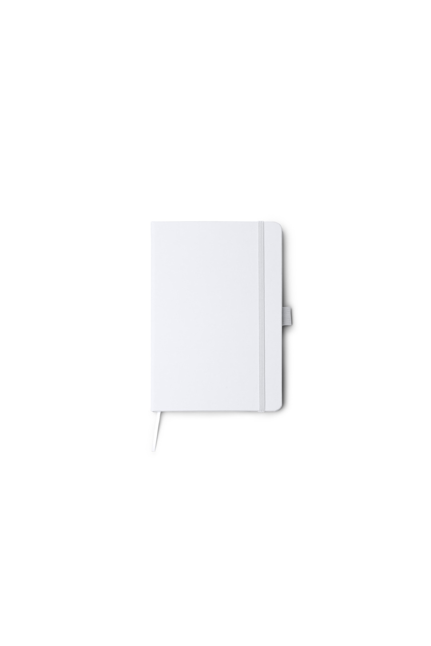 Marion Recycled PU A5 Notepad with Phone Stand