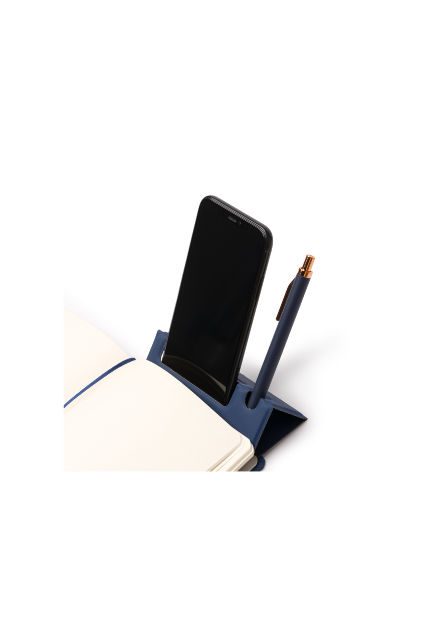 Carnet A5 din PU Reciclat cu Suport Telefon MARION