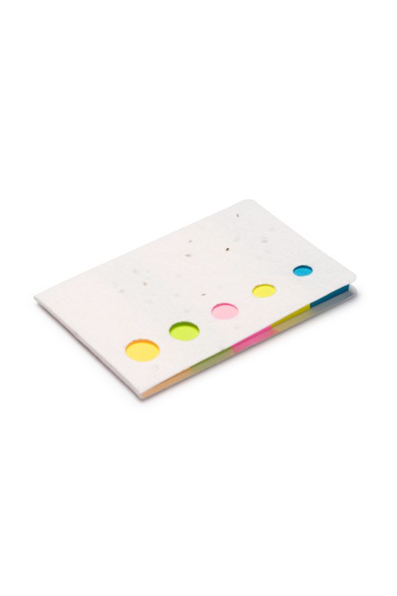 Eco-Friendly Plantable Notepad with Sticky Notes