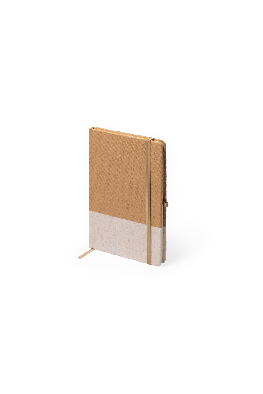 Natural Straw and Cotton A5 Notepad
