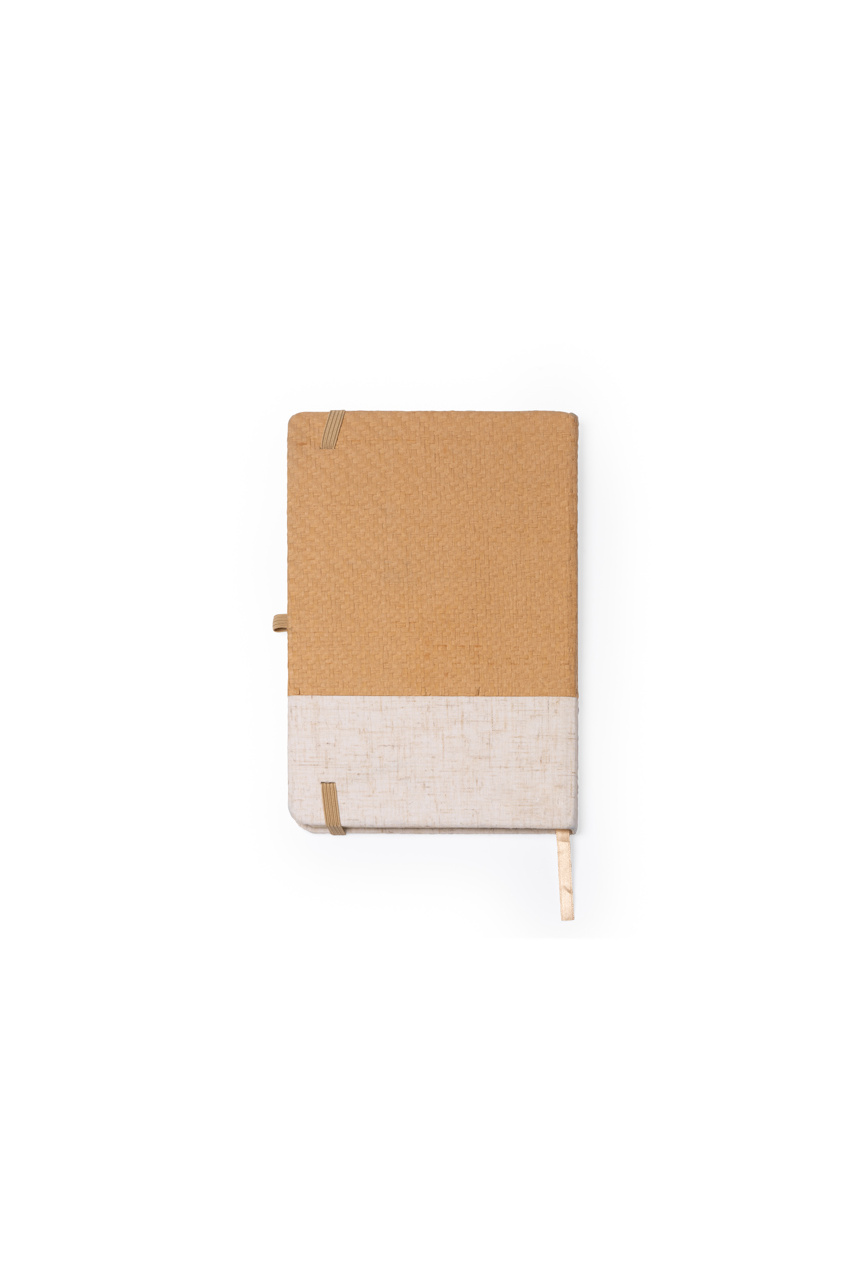 Natural Straw and Cotton A5 Notepad