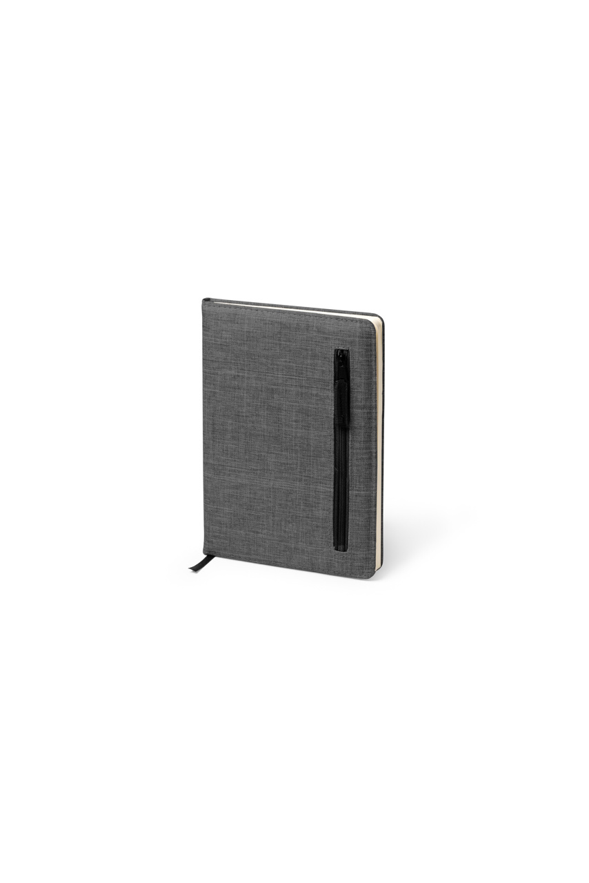 Eco-Friendly RPET A5 Notebook with Zipper Pocket