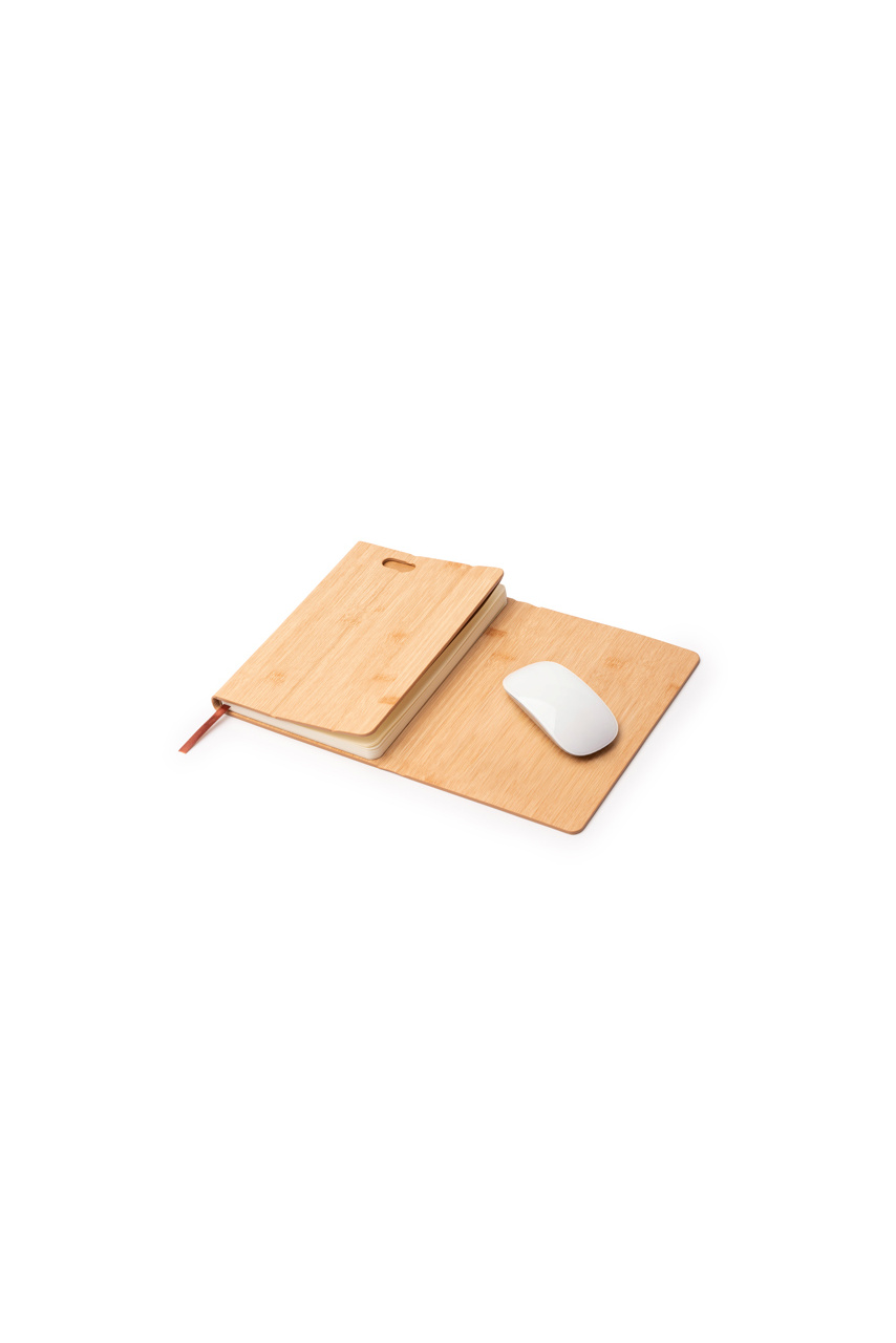 PIKSON PU Leather A5 Notepad with Device Stand