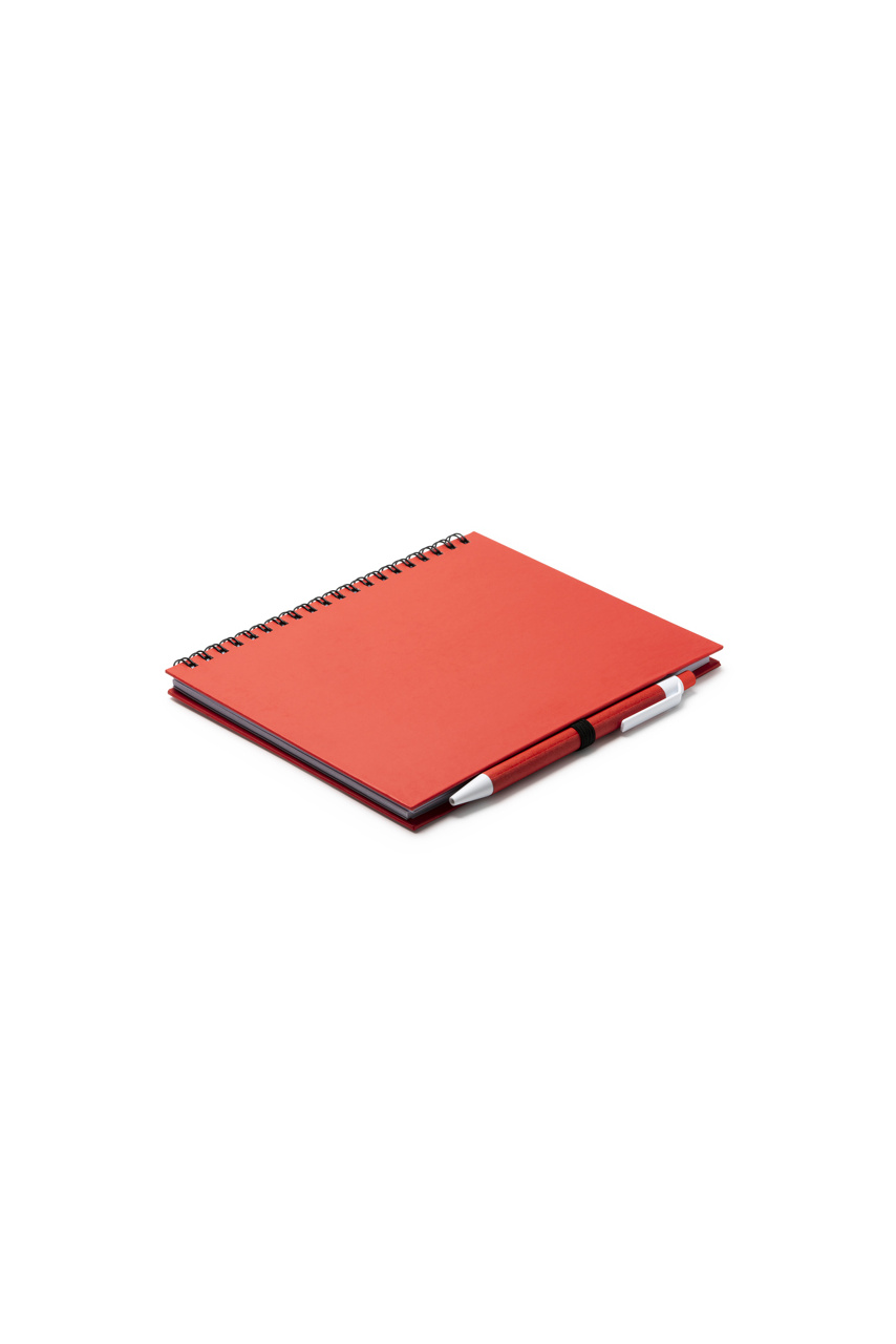 LEYNAX Spiral Notebook with Pen Holder - 70 Sheets