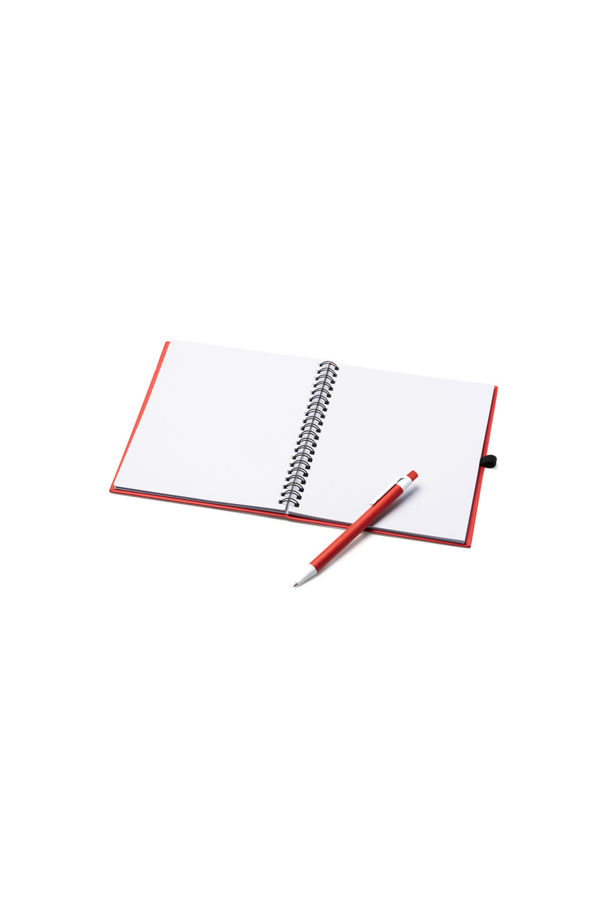 LEYNAX Spiral Notebook with Pen Holder - 70 Sheets