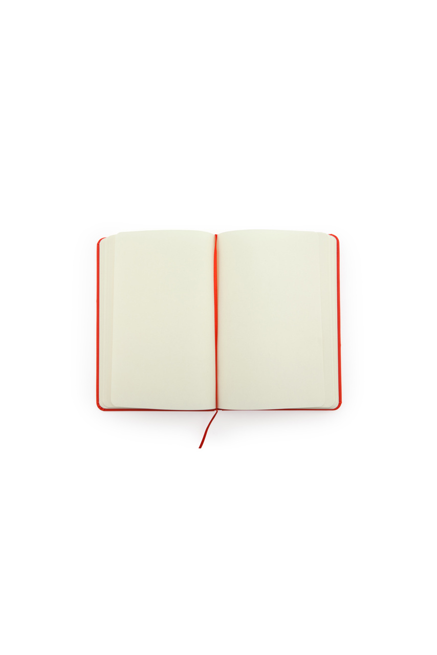 Coral A6 Leatherette Notepad with PU Leather Cover