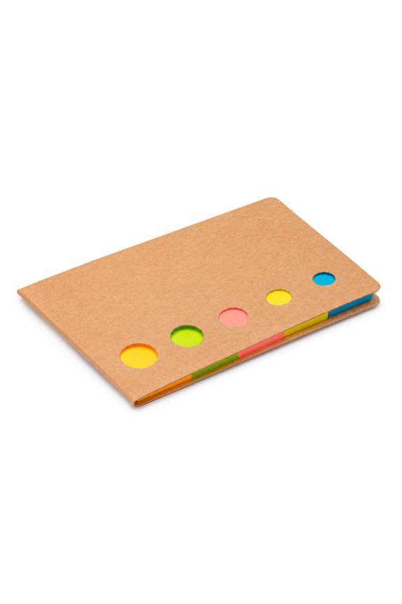 Eco-Friendly Recycled Notepad with Sticky Strips