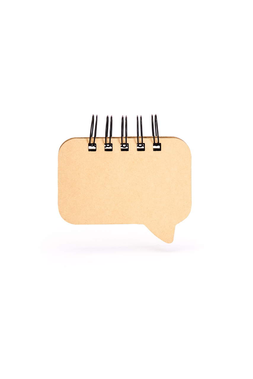 Speech Bubble Sticky Notes Pad - Eco-Friendly Design