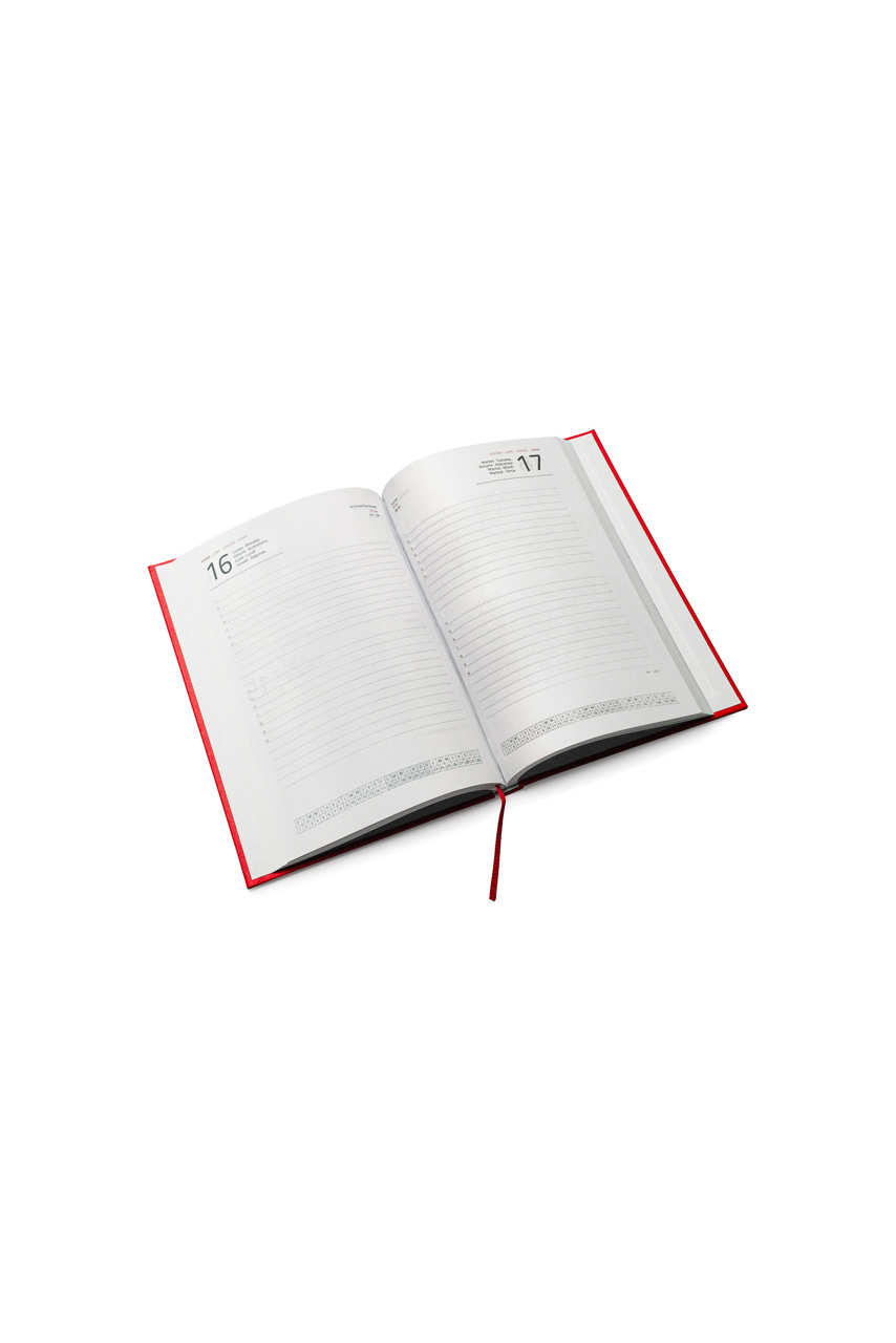 HORUS Multilingual A5 Diary with Padded PU Cover