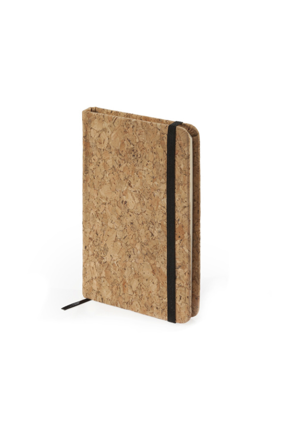 Natural Cork A6 Notepad with 80 Plain Sheets