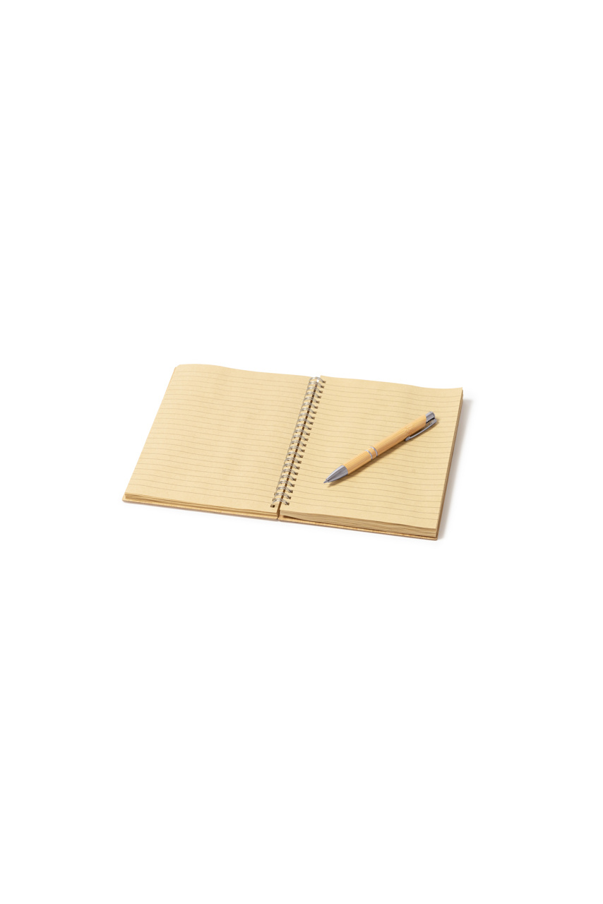 Eco-Friendly Bamboo Notebook and Pen Set