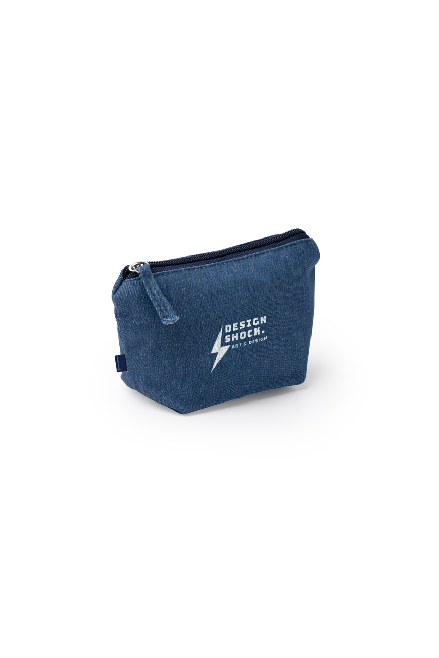 WESLY Recycled Denim Toiletry Bag