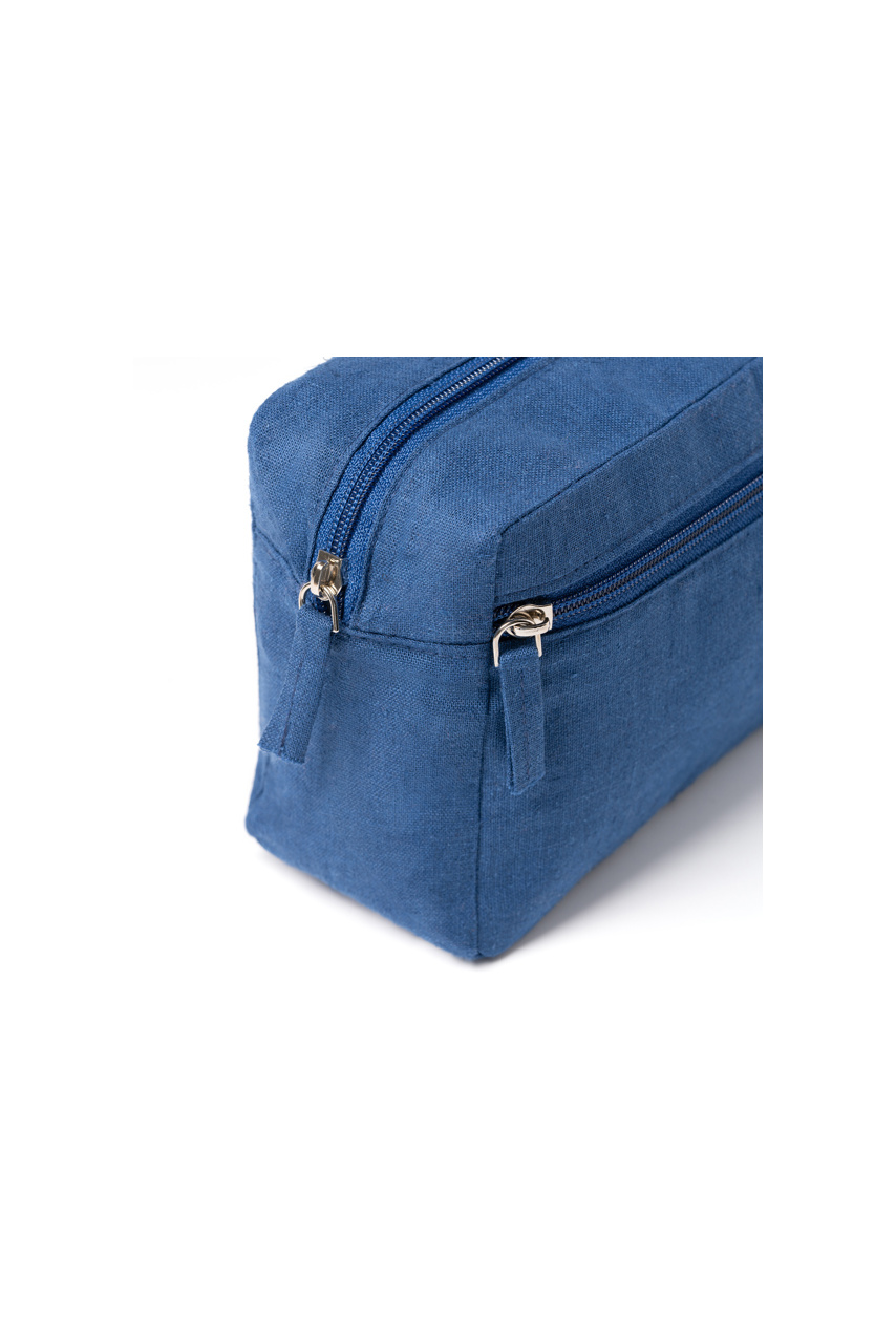 PRADO Hemp Fabric Toiletry Bag - Eco-Friendly Travel Essential