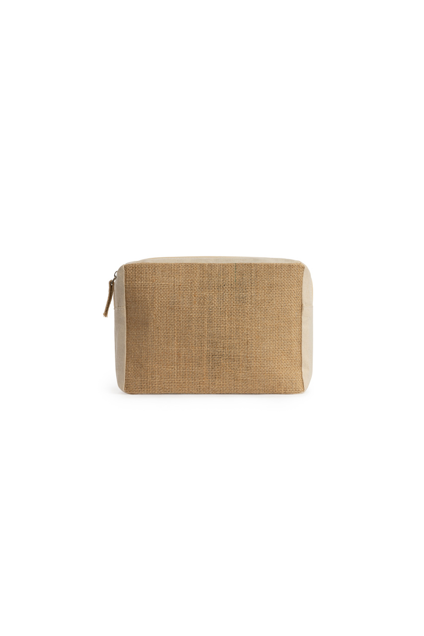 VERA Cotton and Jute Toiletry Bag