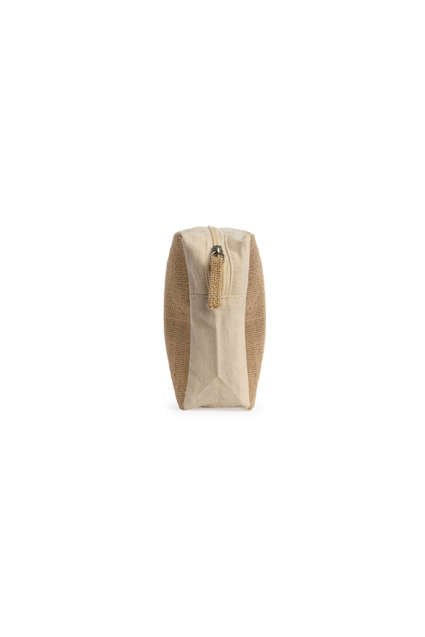 VERA Cotton and Jute Toiletry Bag