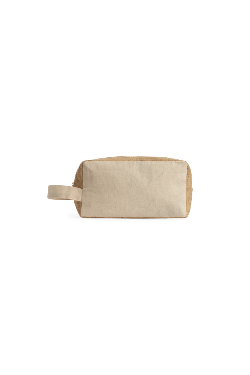 Siena Cotton and Jute Toiletry Bag