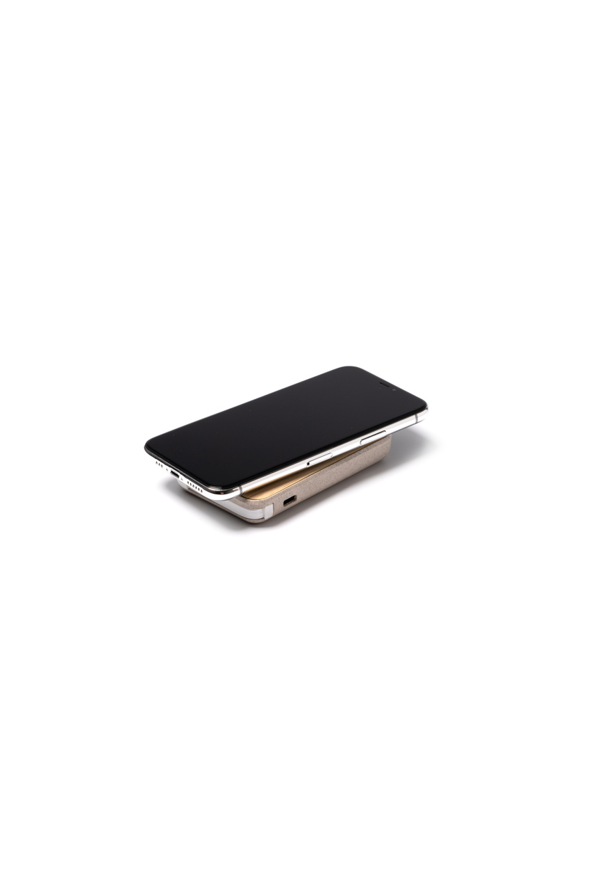 Eco-Friendly Bamboo Wireless Charger & Power Bank