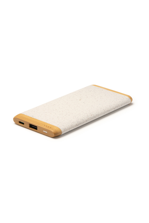 Eco-Friendly Bamboo & Wheat Fibre Power Bank 5000 mAh