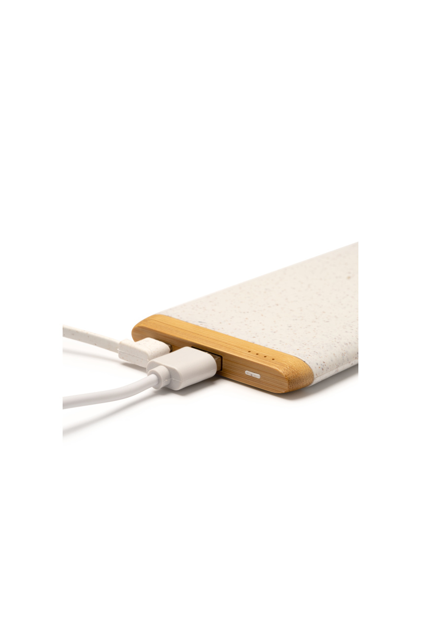 Eco-Friendly Bamboo & Wheat Fibre Power Bank 5000 mAh